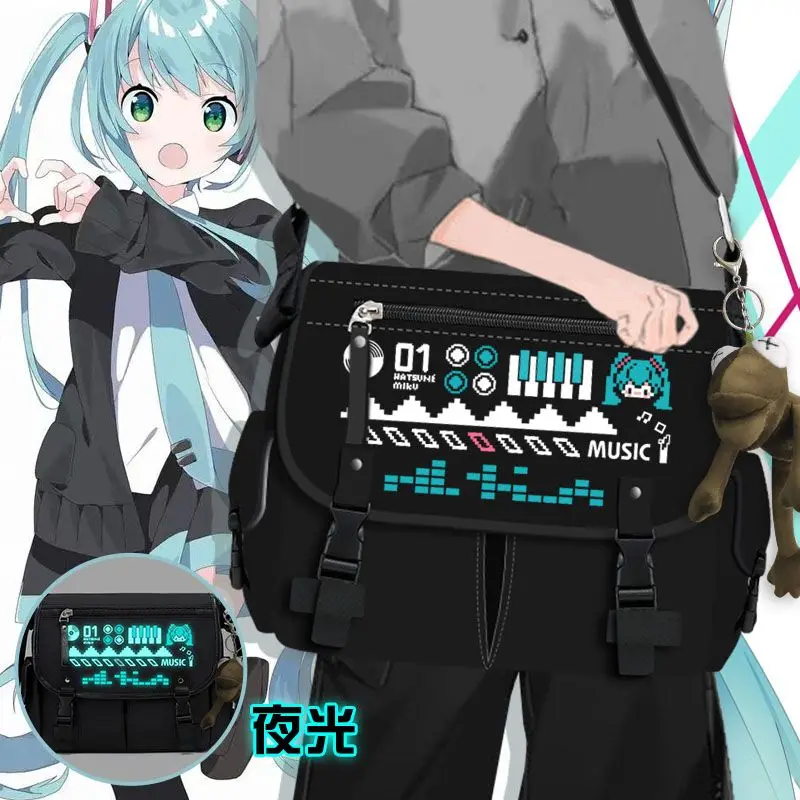 Two-Dimensional Anime Hatsune Miku Shoulder Bag Japanese Anime Large-Capacity Student Crossbody Bag Printed Casual Backpack Gift
Two-Dimensional Anime Hatsune Miku Shoulder Bag Japanese Anime Large-Capacity Student Crossbody Bag Printed Casual Backpack Gift