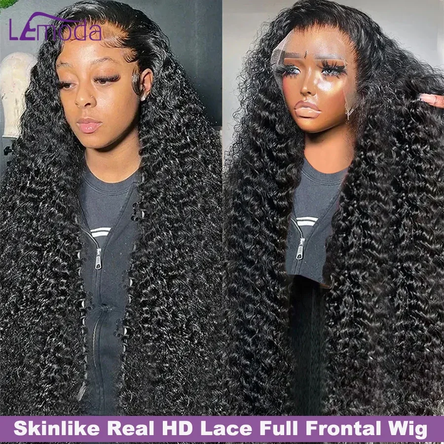 13x6 HD Lace Frontal Wig Deep Wave 250 Density SKINLIKE Real HD Lace Wig Virgin Hair Pre plucked 13x4 Lace Wig Human Hair Lemoda
13x6 HD Lace Frontal Wig Deep Wave 250 Density SKINLIKE Real HD Lace Wig Virgin Hair Pre plucked 13x4 Lace Wig Human Hair Lemoda