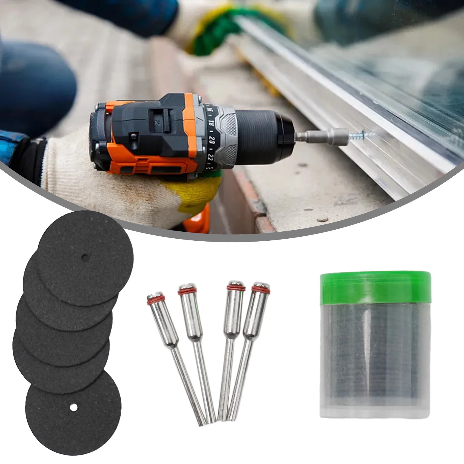 Cutting Disc Grinding Wheel 36mm Rod Length For Grinding/cutting Replacement Resin+Metal 40pcs/set Black+Silver
Cutting Disc Grinding Wheel 36mm Rod Length For Grinding/cutting Replacement Resin+Metal 40pcs/set Black+Silver