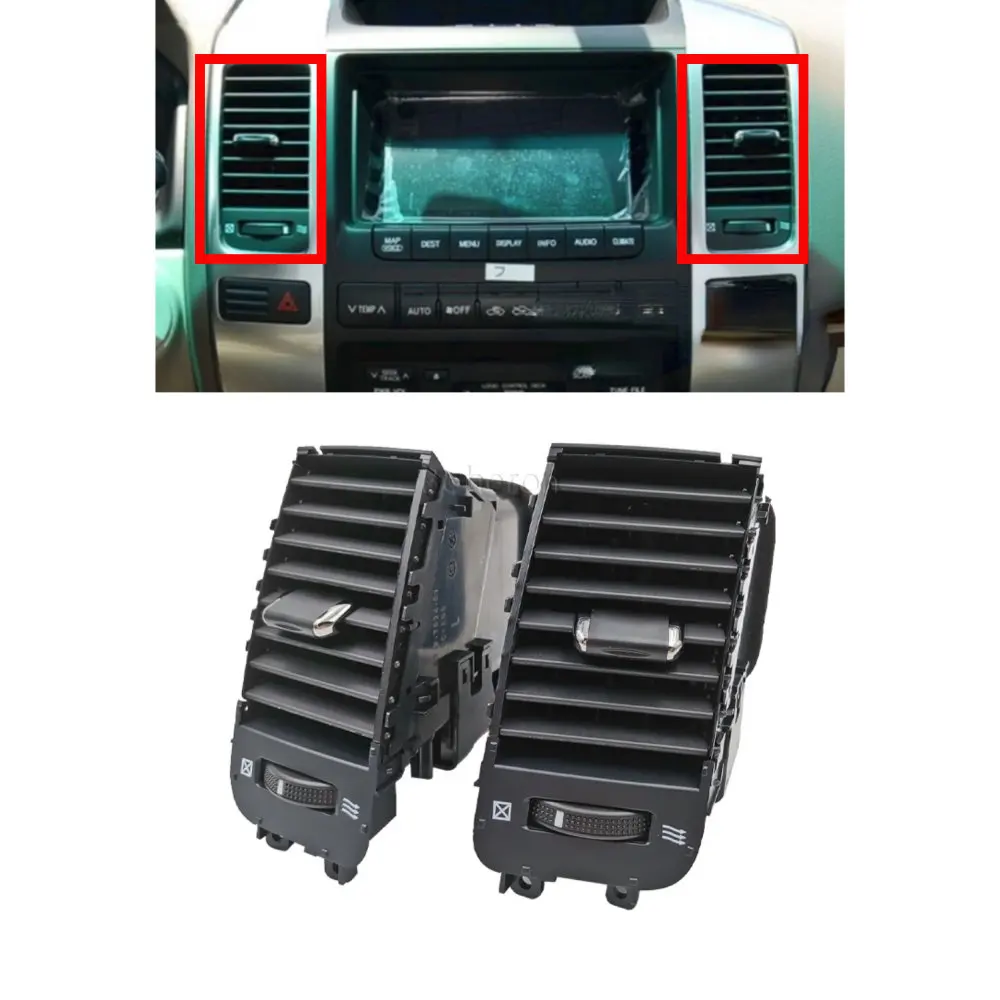 1 Pair Car Air Conditioning Panel Air Outlet Frame AC Vents Plate for TOYOTA PRADO Land Cruiser 55474-60040/55475-60040
1 Pair Car Air Conditioning Panel Air Outlet Frame AC Vents Plate for TOYOTA PRADO Land Cruiser 55474-60040/55475-60040