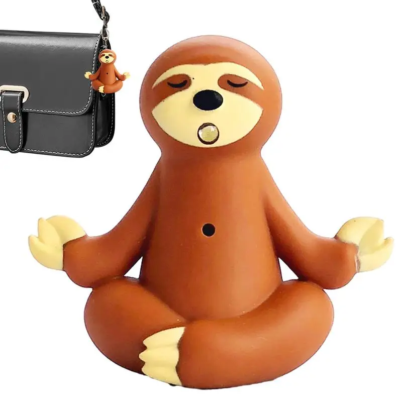 Creative Key Rings Lovely Meditating Sloth Shape Cartoon Keychain For Car Key LED Sloth Keychain Jewelry For Backpack School Bag
Creative Key Rings Lovely Meditating Sloth Shape Cartoon Keychain For Car Key LED Sloth Keychain Jewelry For Backpack School Bag
