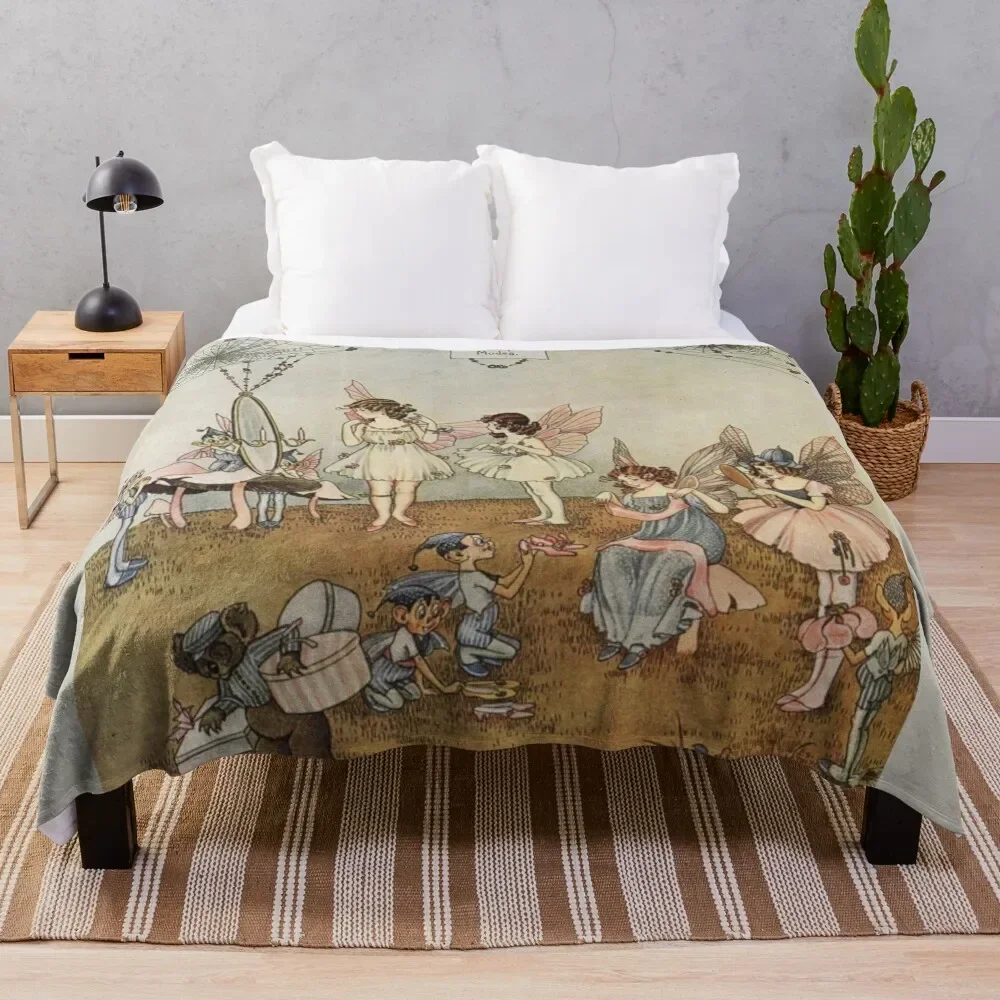 “Fairy Frocks” by Ida Rentoul Outhwaite Throw Blanket bed plaid Camping Vintage Summer Beddings Blankets
“Fairy Frocks” by Ida Rentoul Outhwaite Throw Blanket bed plaid Camping Vintage Summer Beddings Blankets