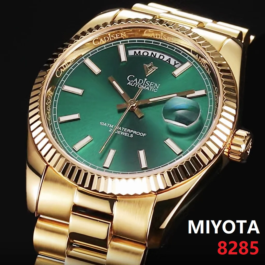 

CADISEN DD40 Men Watches Luxury Automatic Watch Men AR Sapphire Glass Mechanical Wristwatch Men 10Bar MIYOTA 8285 Movt 2023 New