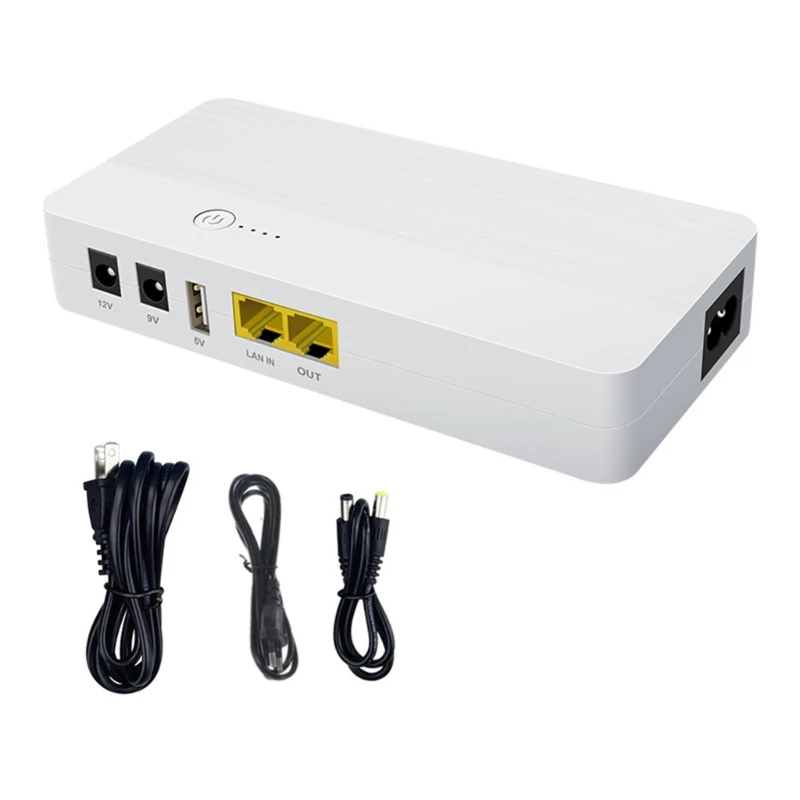

UPS Uninterrupted Power Supply Battery Backup POE24V with DC5525 to DC5521 Cable