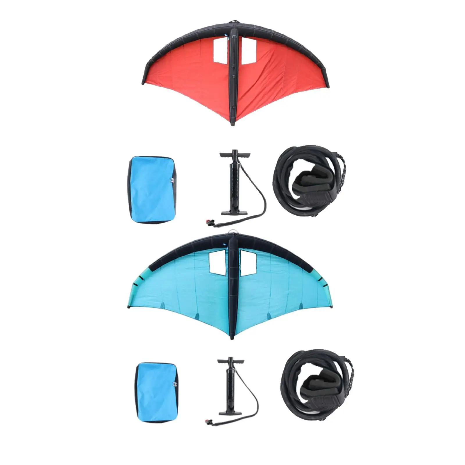 Inflatable Surfing Wing Handheld Surf Sail with Window Lightweight Surfing Foil Wing Windsurfing Sail for Snow Skiing Surfing
Inflatable Surfing Wing Handheld Surf Sail with Window Lightweight Surfing Foil Wing Windsurfing Sail for Snow Skiing Surfing