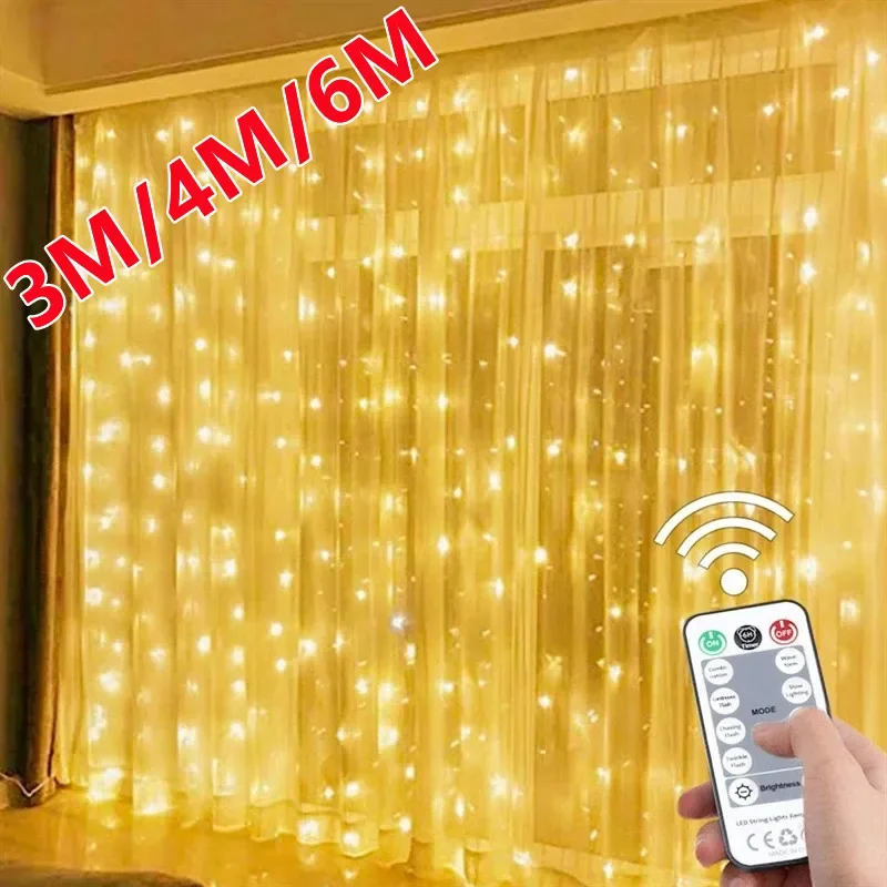 3x3M LED Curtain Icicle String Lights Christmas Fairy Lights garland Outdoor Home For Wedding/Party/Garden Decoration 3x1M
3x3M LED Curtain Icicle String Lights Christmas Fairy Lights garland Outdoor Home For Wedding/Party/Garden Decoration 3x1M