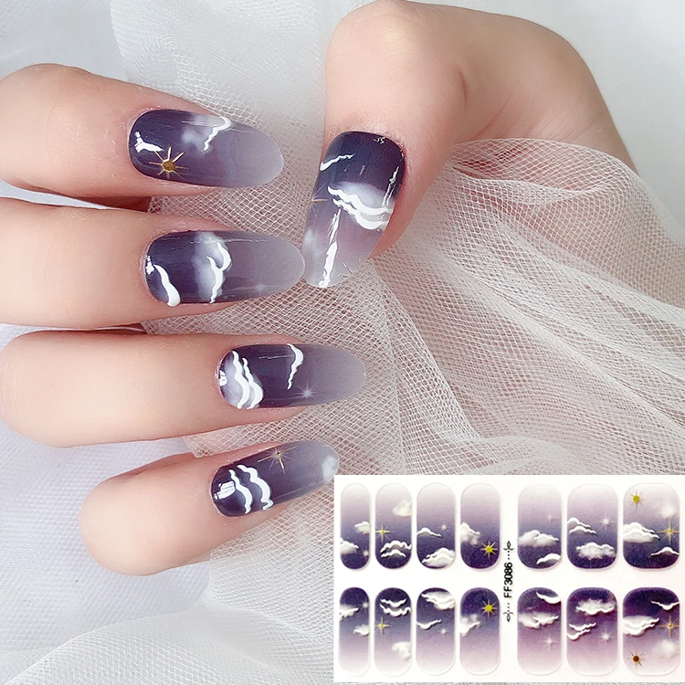 14tips/sheet Nail Art Decal Stickers Festival Theme Flowers Decoration Gradient Slider Full Cover Adhesive Paper Nail Manicures 
14tips/sheet Nail Art Decal Stickers Festival Theme Flowers Decoration Gradient Slider Full Cover Adhesive Paper Nail Manicures