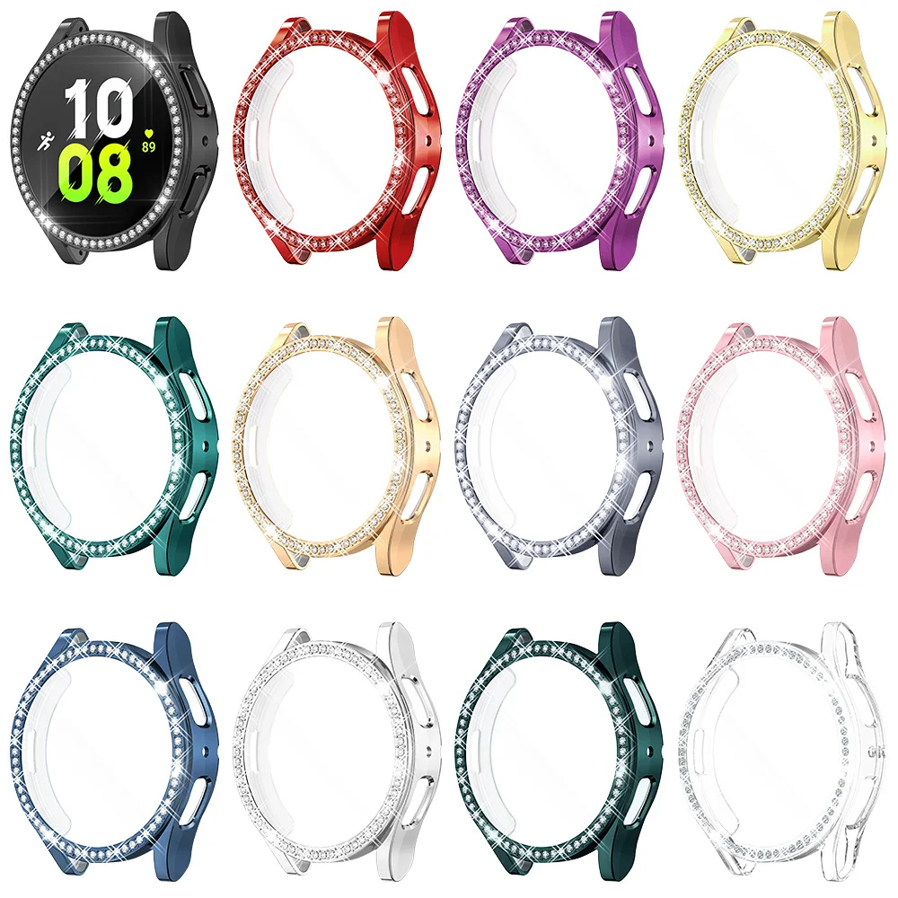 12 Pcs Soft Rhinestone Screen Protector Cover for Samsung Galaxy Watch 6 5 4 Case 44mm 40mm TPU Bumper Women Bling Shell
12 Pcs Soft Rhinestone Screen Protector Cover for Samsung Galaxy Watch 6 5 4 Case 44mm 40mm TPU Bumper Women Bling Shell
