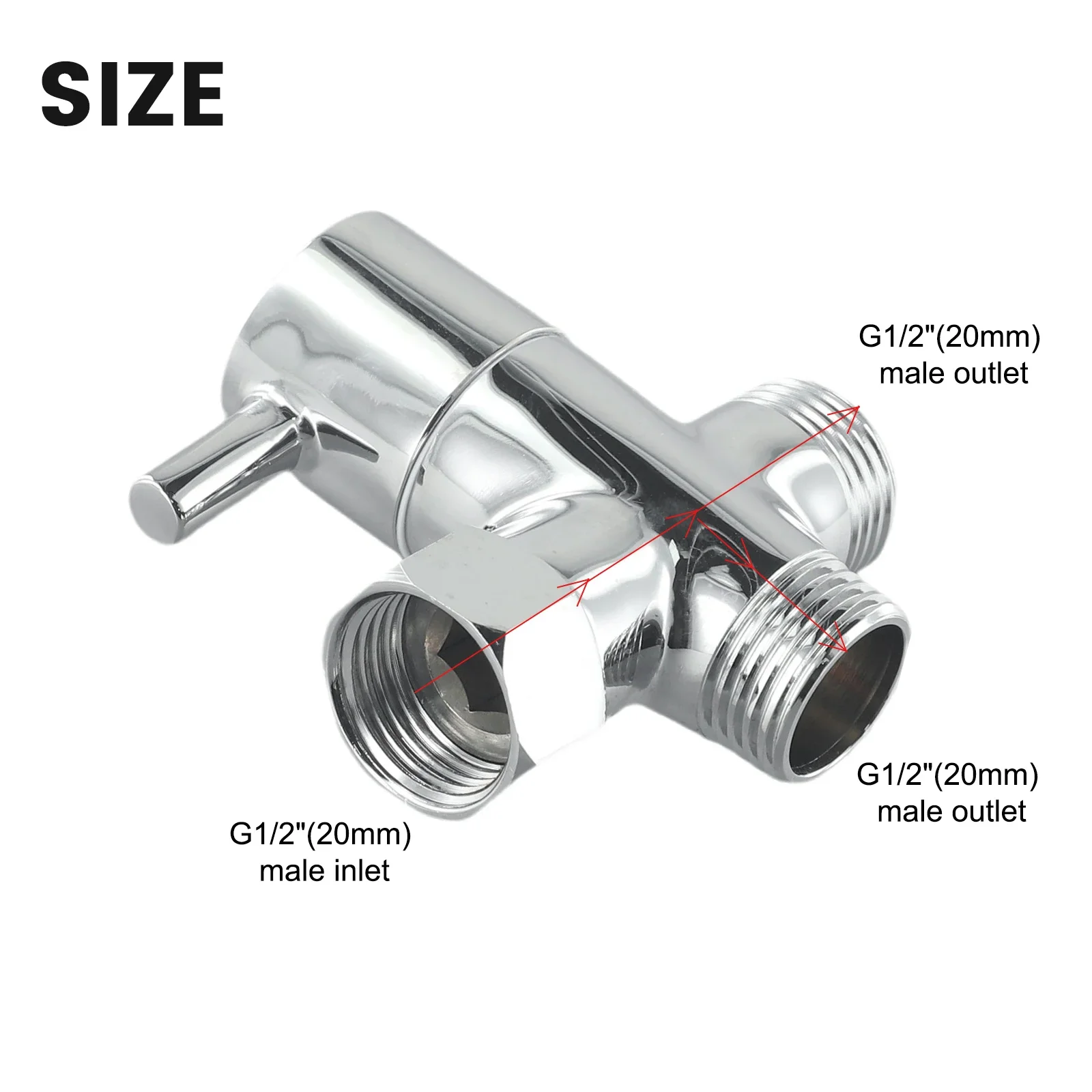 3-Way Diverter Valve Garden 0.6-1.5mpa Kitchen Mixer Tap 4-points Shower Head Angle Valve T-Adapter Bath Brass
3-Way Diverter Valve Garden 0.6-1.5mpa Kitchen Mixer Tap 4-points Shower Head Angle Valve T-Adapter Bath Brass