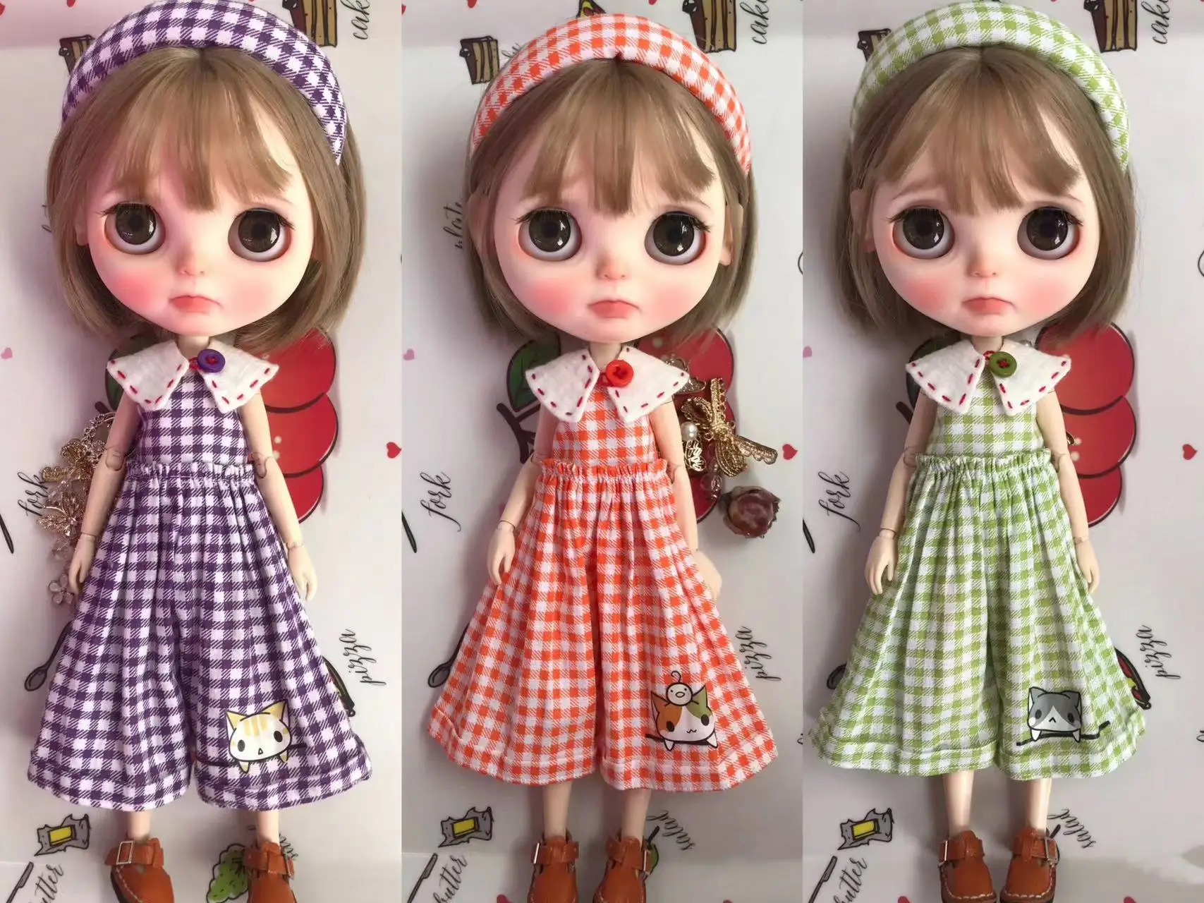 Одежда для куклы Dula платье клетчатый комбинезон юбка Blythe Qbaby ob24 ob22 Azone Licca ICY jerfish 1/6 аксессуары для шарнирных кукол
Одежда для куклы Dula платье клетчатый комбинезон юбка Blythe Qbaby ob24 ob22 Azone Licca ICY jerfish 1/6 аксессуары для шарнирных кукол