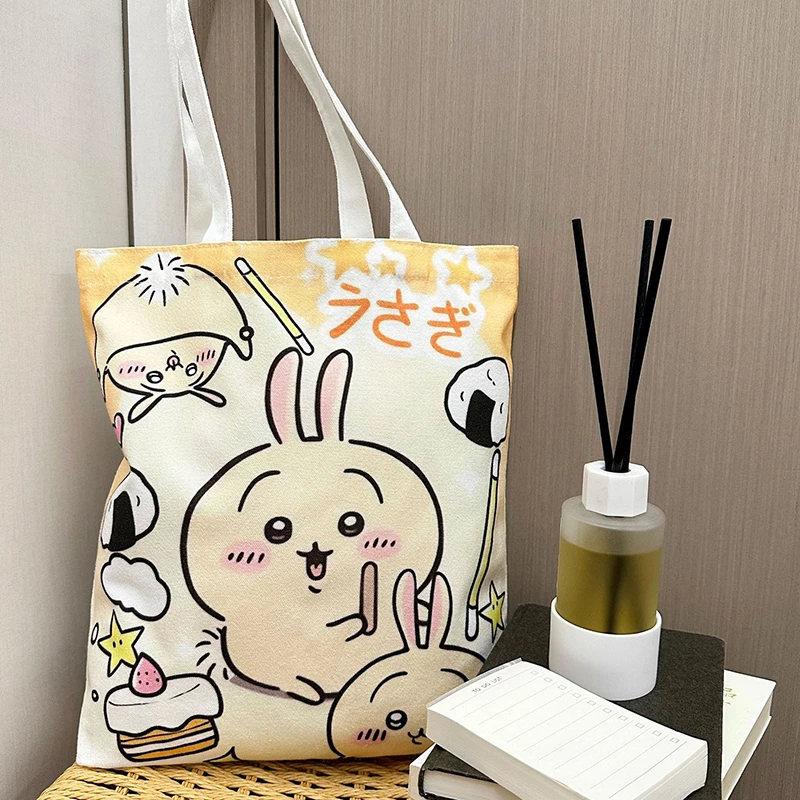 Kawaii Anime Chiikawa Canvas Bag Cute Hachiware Usagi Student Outdoor Cartoon Cosmetics Handbag Book Storage Bag Toy Girls Gifts
Kawaii Anime Chiikawa Canvas Bag Cute Hachiware Usagi Student Outdoor Cartoon Cosmetics Handbag Book Storage Bag Toy Girls Gifts