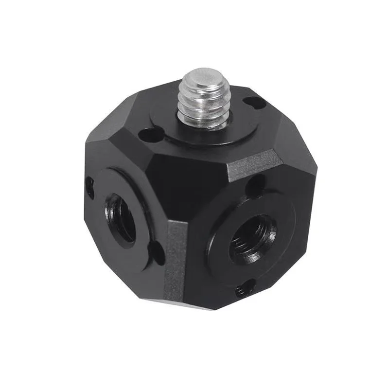 Cjsm-CJ36 Metal universal 1/4 adapter rotatable 3/8 screw hole photography universal tripod microphone transfer seat
Cjsm-CJ36 Metal universal 1/4 adapter rotatable 3/8 screw hole photography universal tripod microphone transfer seat