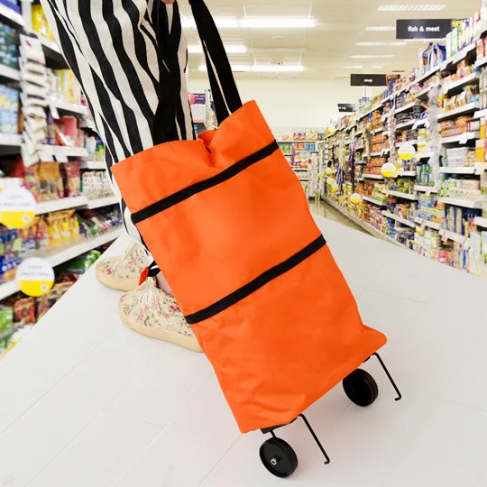 Portable folding shopping bag Oxford cloth portable pull-out shopping cart Shopping cart
Portable folding shopping bag Oxford cloth portable pull-out shopping cart Shopping cart