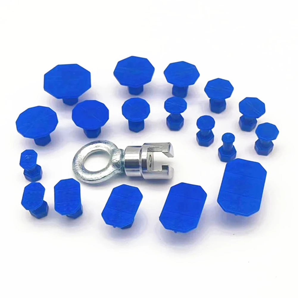 19pcs/set Paintless Silver Alloy Dent Puller Car Body Repair Tool Sliding Hammer Simple Multiple Sizes Suction Cup Set
19pcs/set Paintless Silver Alloy Dent Puller Car Body Repair Tool Sliding Hammer Simple Multiple Sizes Suction Cup Set