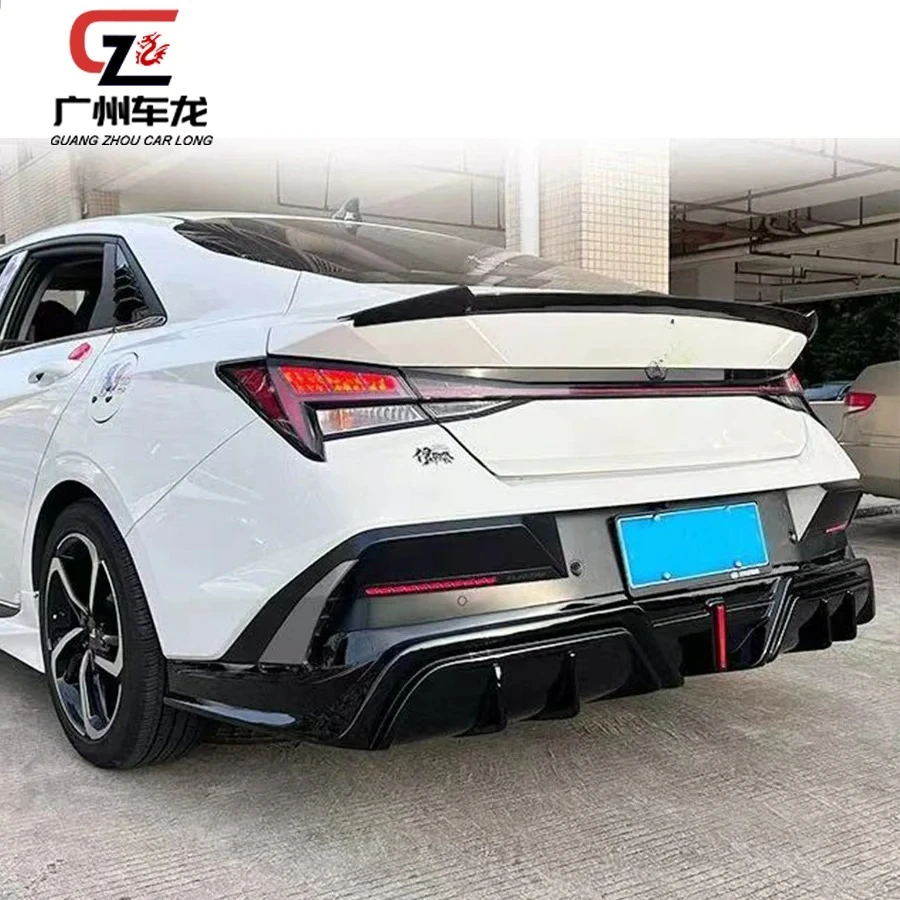 Carlong Car Body Kit for 2023-2025 Hyundai Elantra Front Lip Rear Lip Side Skirts Car Bumper Lips for CN7 ABS Material No Color Carlong Car Body Kit for 2023-2025 Hyundai Elantra Front Lip Rear Lip Side Skirts Car Bumper Lips for CN7 ABS Material No Color