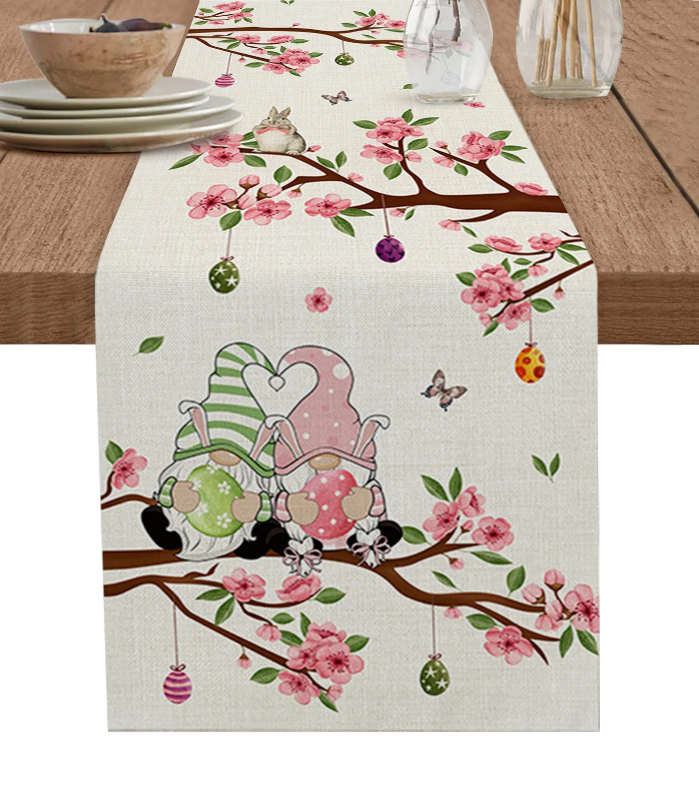 Easter Spring Cherry Dwarf Linen Table Runner Kitchen Table Decoration Farmhouse Dining Table Cloth Wedding Party Decor
Easter Spring Cherry Dwarf Linen Table Runner Kitchen Table Decoration Farmhouse Dining Table Cloth Wedding Party Decor