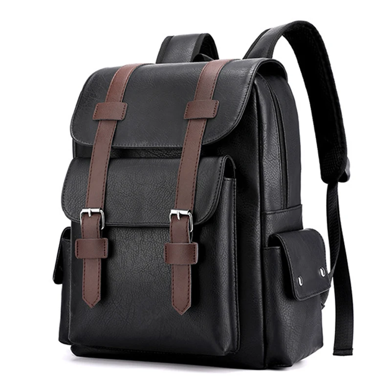 XZAN Korean Version Of Large Capacity Backpack Soft PU Leather Waterprof Wearable Men's Laptop Bag Fashion Mens
XZAN Korean Version Of Large Capacity Backpack Soft PU Leather Waterprof Wearable Men's Laptop Bag Fashion Mens