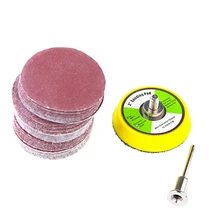 HOT 50 Pcs 2 Inch Sanding Disc 60-180 Grit Hook And Loop For Sander Machine With 1 Pc 2 Inch Drill Shank Backing Pad
HOT 50 Pcs 2 Inch Sanding Disc 60-180 Grit Hook And Loop For Sander Machine With 1 Pc 2 Inch Drill Shank Backing Pad