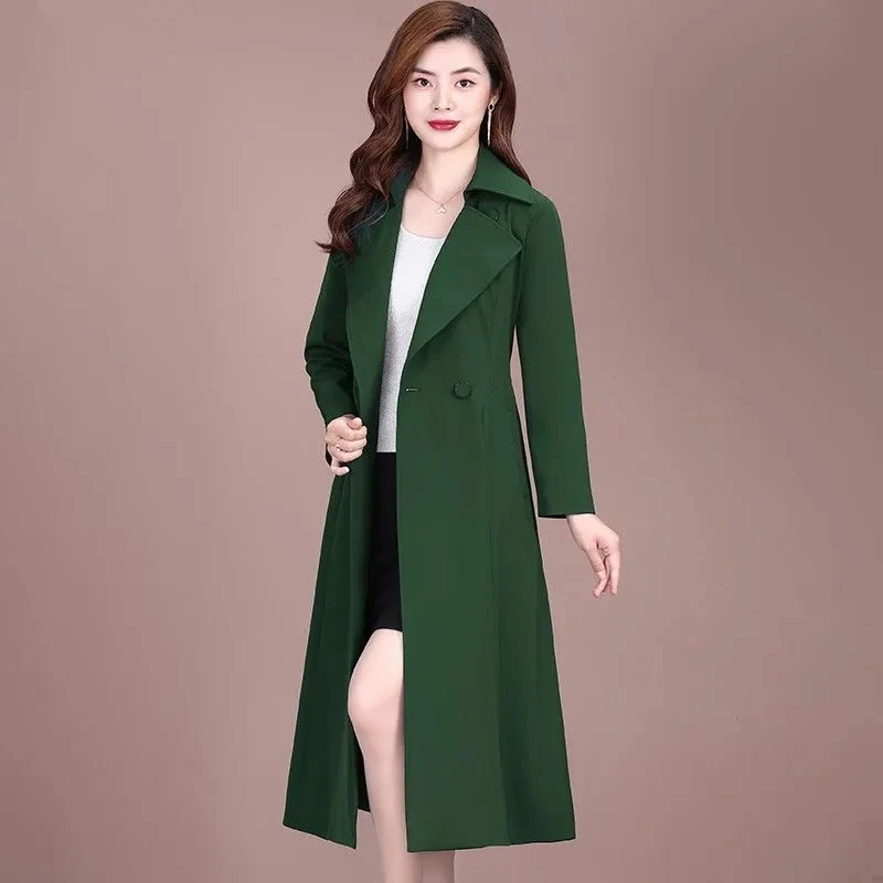 Korean Women's Trench Coat 2023 Spring Autumn Slim-fit Long Lady Overcoat Fashion Long Sleeve Windbreaker
Korean Women's Trench Coat 2023 Spring Autumn Slim-fit Long Lady Overcoat Fashion Long Sleeve Windbreaker
