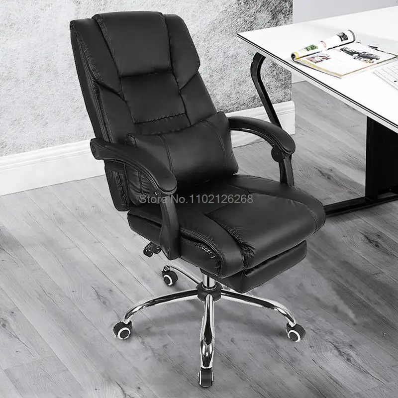 

High Quality Office Boss Chair Ergonomic Computer Gaming Chair Household Armchair Reclining Chair With Footrest