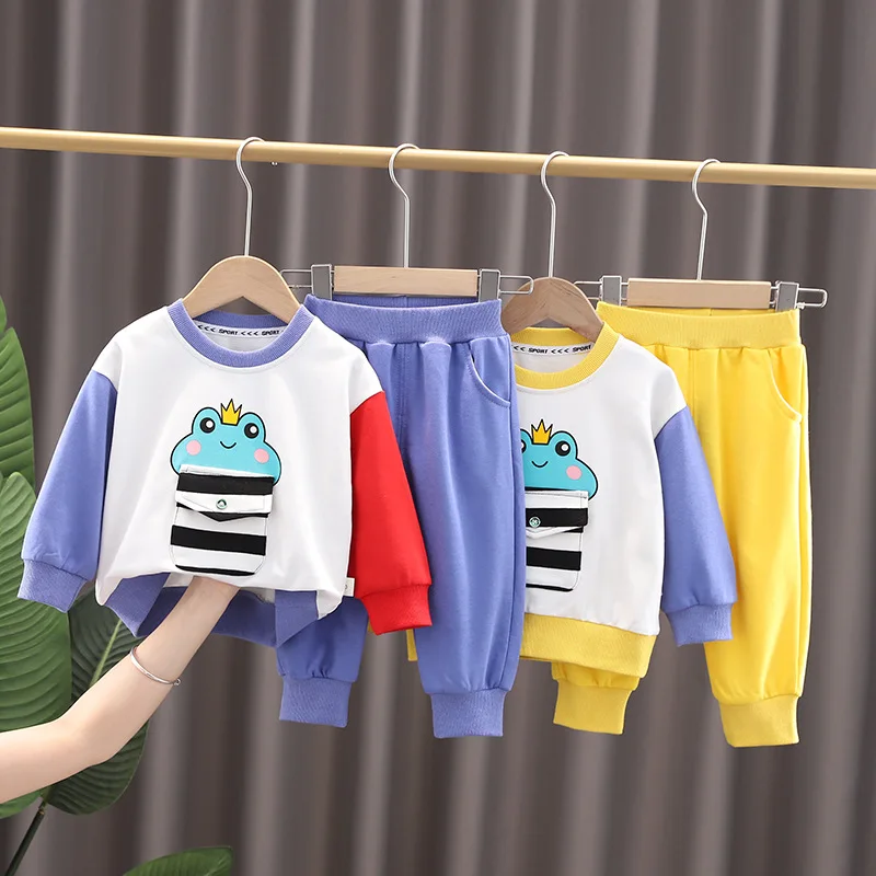 Boys Girls Clothes Sets Kids Cartoon Printed Sweatshirts+ Pants 2pcs Set Baby Clothing Set 1 To 4Yrs Children Cotton Casual Suit
Boys Girls Clothes Sets Kids Cartoon Printed Sweatshirts+ Pants 2pcs Set Baby Clothing Set 1 To 4Yrs Children Cotton Casual Suit