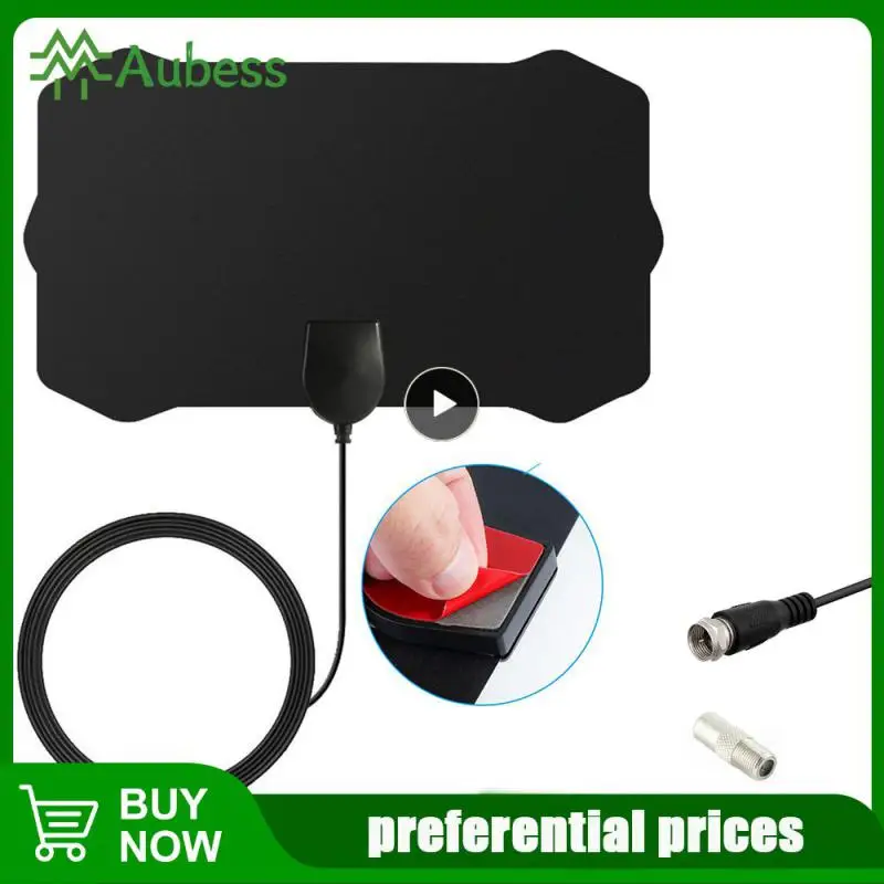 

Mini HDTV TV Antenna Digital Indoor HDTV 1080p ATSC Indoor Antenna Indoor Universal TV Antenna TV Receivers Home Audio