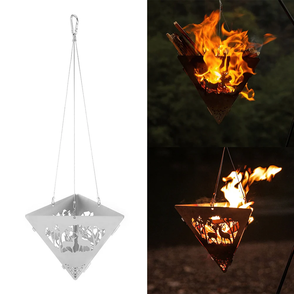 Triangle Hanging Furnace for Bonfire Camping Wood Stove Stand Frame Outdoor Camping Accessories Durable Practical Stainless
Triangle Hanging Furnace for Bonfire Camping Wood Stove Stand Frame Outdoor Camping Accessories Durable Practical Stainless