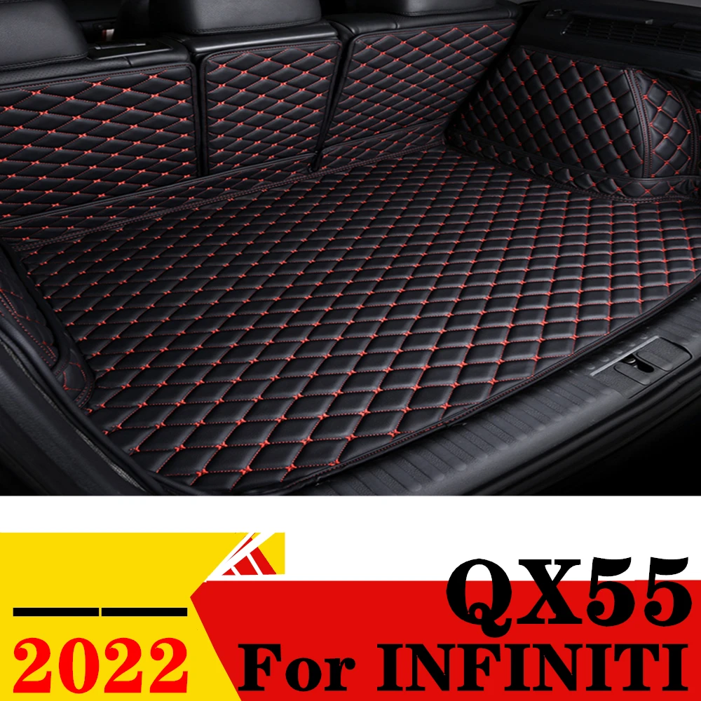 Коврик для багажника автомобиля Infiniti QX55 2022, всесезонный задний ковер для грузового автомобиля, подкладка для салона автомобиля, детали для багажника
Коврик для багажника автомобиля Infiniti QX55 2022, всесезонный задний ковер для грузового автомобиля, подкладка для салона автомобиля, детали для багажника