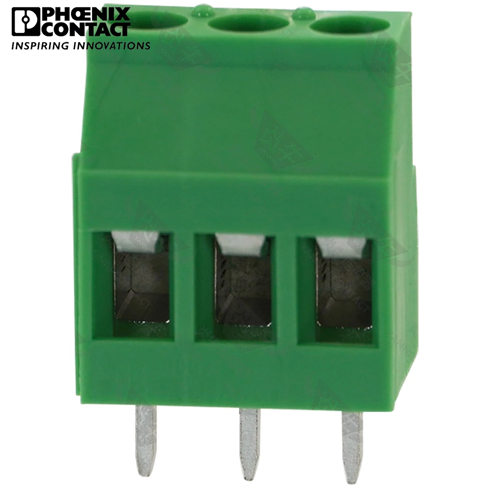 

1Pcs 5.08mm Original Genuine Phoenix Contact Connector PCB Screw Terminal Block 3 Pin MKDS 3 5.08 1711738 24A 400V