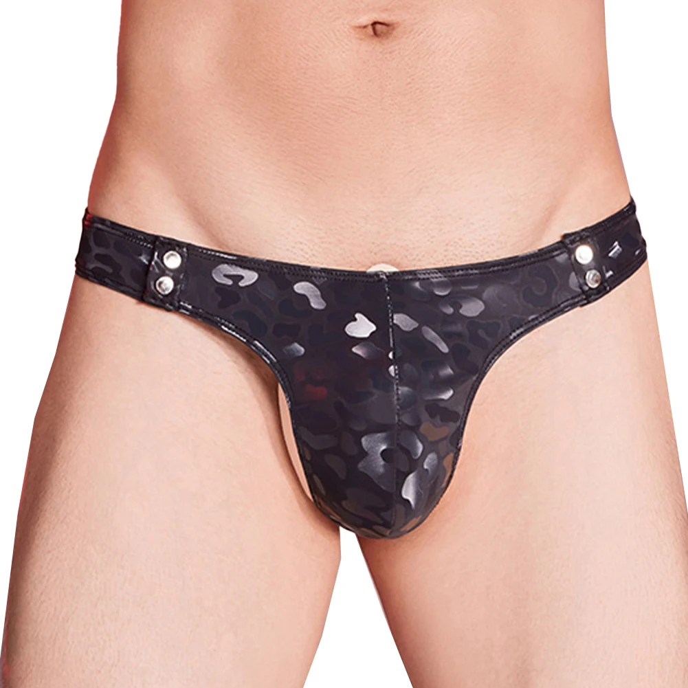 Removable Peni Pouch Underwear Men Leopard Briefs Sexy Panties Bulge Pouch G-String Thong Low Rise T-Back Underpants Exotic
Removable Peni Pouch Underwear Men Leopard Briefs Sexy Panties Bulge Pouch G-String Thong Low Rise T-Back Underpants Exotic