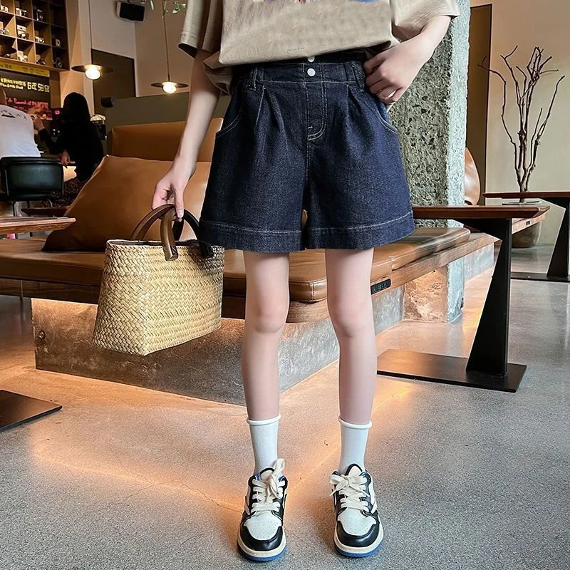 Kids Girls Denim Shorts 2023 New Arrival Children Blue Summer Jeans Shorts Teenage Girls Casual Loose Short Pants Cotton Clothin
Kids Girls Denim Shorts 2023 New Arrival Children Blue Summer Jeans Shorts Teenage Girls Casual Loose Short Pants Cotton Clothin