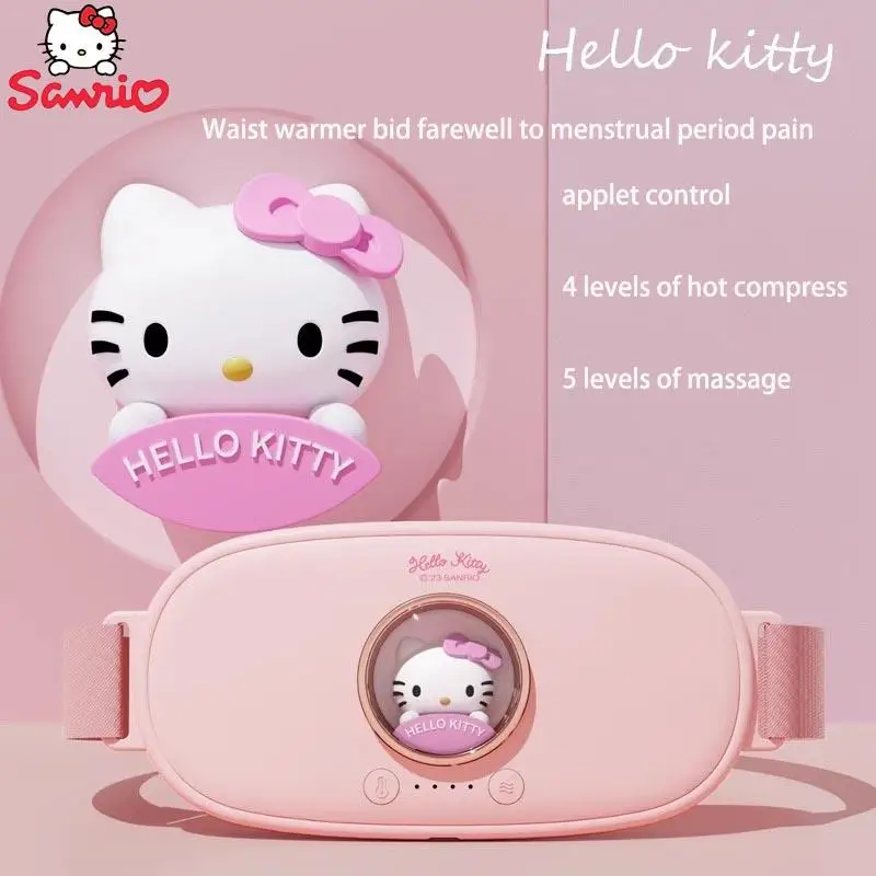 

Sanrio Hello Kitty Cinnamoroll Kuromi Intelligent Warm Palace Belt Heating Massage Menstrual Period Artifact Girlfriend Gift