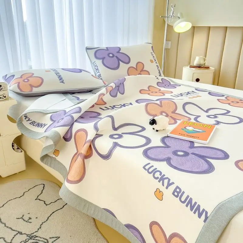 Floral Fruit Jacquard Summer Cooling Bed-Mat Set Washable Foldable Bedspreads For Double Bed Air Conditioner 3PCS King Queen
Floral Fruit Jacquard Summer Cooling Bed-Mat Set Washable Foldable Bedspreads For Double Bed Air Conditioner 3PCS King Queen