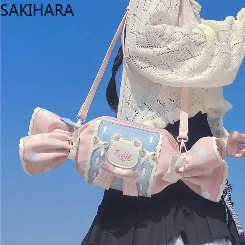 Crossbody Bags for Women Japanese Sweet Cute PU Leather Pleated Letter Embroidery Patchwork Contrast Color Bolsos Para Mujer
Crossbody Bags for Women Japanese Sweet Cute PU Leather Pleated Letter Embroidery Patchwork Contrast Color Bolsos Para Mujer