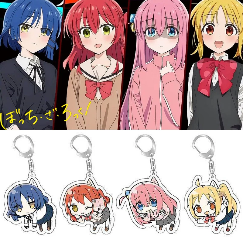 20Pcs Anime BOCCHI THE ROCK! Acrylic Keychain Cartoon Gotou Hitori Ijichi Nijika Yamada Ryo Cosplay Pendant Keyring Wholesale
20Pcs Anime BOCCHI THE ROCK! Acrylic Keychain Cartoon Gotou Hitori Ijichi Nijika Yamada Ryo Cosplay Pendant Keyring Wholesale
