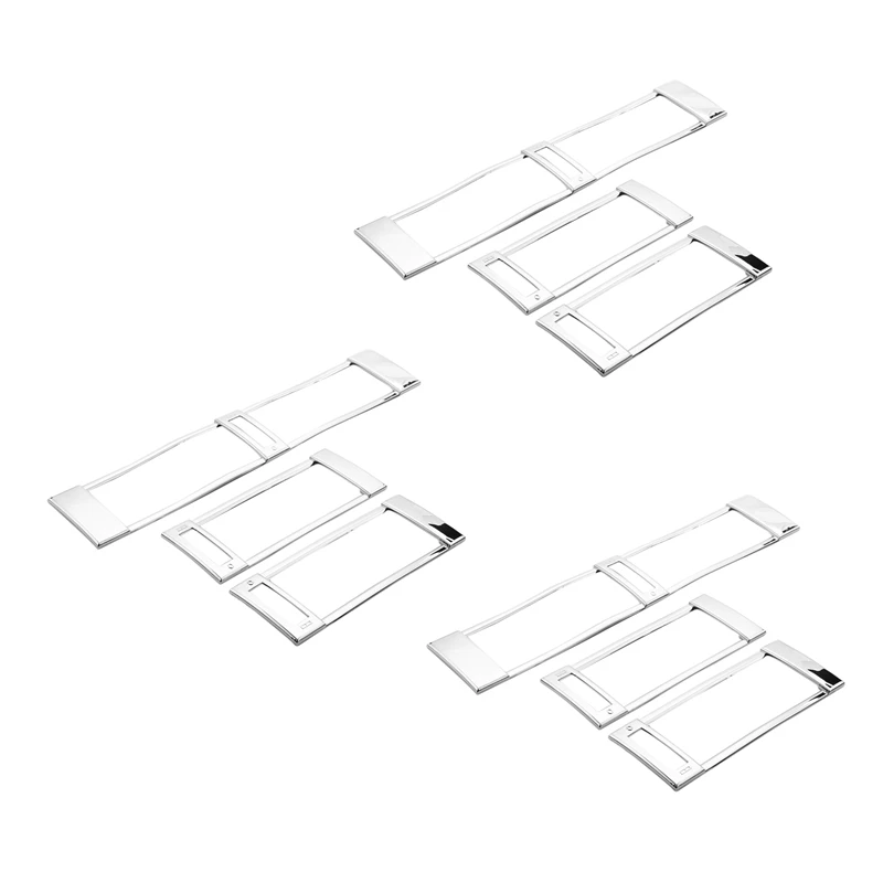 

Комплект отделки на вентиляционное отверстие автомобиля 9X, декоративная рамка на вентиляционное отверстие для Mercedes Benz W124 1986-1994, хромированный Стайлинг