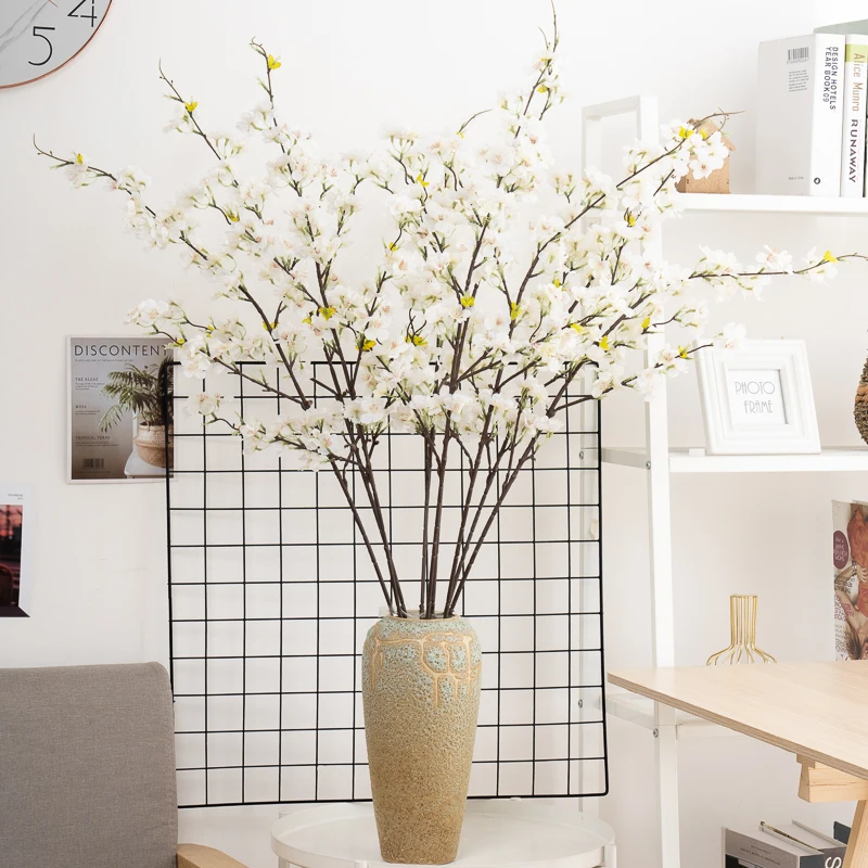 105cm Artificial Flower Cherry Romantic High Quality Silk For Home Decoration Wedding Photography Props Indoor Faux Pink Flower
105cm Artificial Flower Cherry Romantic High Quality Silk For Home Decoration Wedding Photography Props Indoor Faux Pink Flower