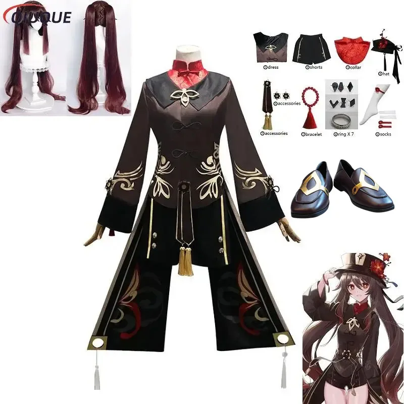 Adult / Kids Genshin Impact Hutao Cosplay Costume Wig Shoes Girls Women Hu Tao Uniforms Dress Game Suits Halloween Party Outfits
Adult / Kids Genshin Impact Hutao Cosplay Costume Wig Shoes Girls Women Hu Tao Uniforms Dress Game Suits Halloween Party Outfits