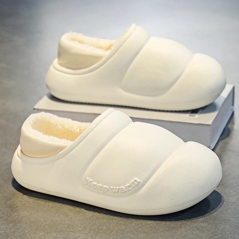Slippers House Indoor Cotton Slip-on Round Toe Waterproof Flat Comfortable The New Plus Velvet Popular Model Keep Warm Trendy
Slippers House Indoor Cotton Slip-on Round Toe Waterproof Flat Comfortable The New Plus Velvet Popular Model Keep Warm Trendy