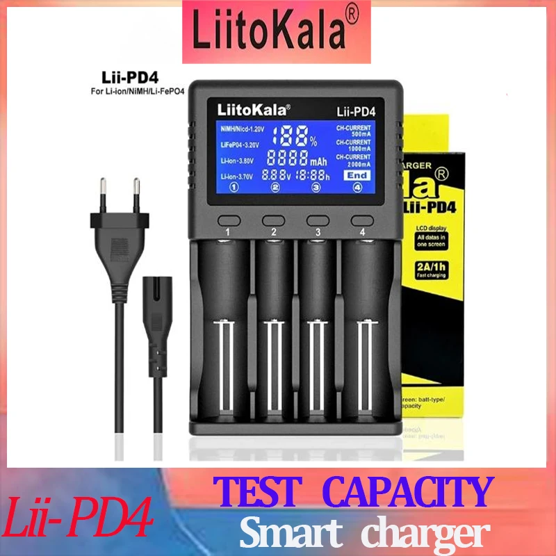 LiitoKala Lii-PD4, Lii-600 Lii-500 Lii-PD2 Lii-S8 battery charger 18650 26650 21900 3.7V lithium nickel hydrogen batteryAA AAA
LiitoKala Lii-PD4, Lii-600 Lii-500 Lii-PD2 Lii-S8 battery charger 18650 26650 21900 3.7V lithium nickel hydrogen batteryAA AAA