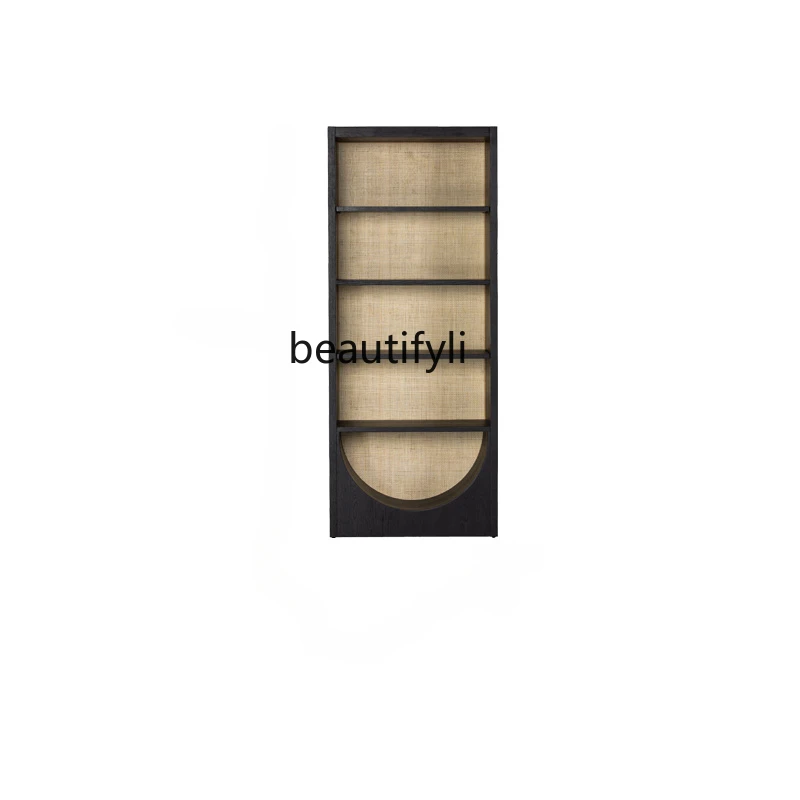 Bookshelf Solid Wood Storage Rack Silent Wind Magazine Rack Storage Rack Black Display Cabinet Study Living Room
Bookshelf Solid Wood Storage Rack Silent Wind Magazine Rack Storage Rack Black Display Cabinet Study Living Room