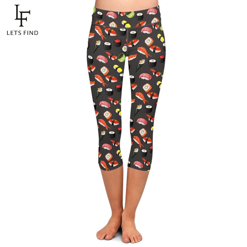 LETSFIND 2019 Summer High Waist Women Capri Leggings New 3D Sushi Design Fitness Soft Mid-Calf 3/4 Stretch Leggings
LETSFIND 2019 Summer High Waist Women Capri Leggings New 3D Sushi Design Fitness Soft Mid-Calf 3/4 Stretch Leggings