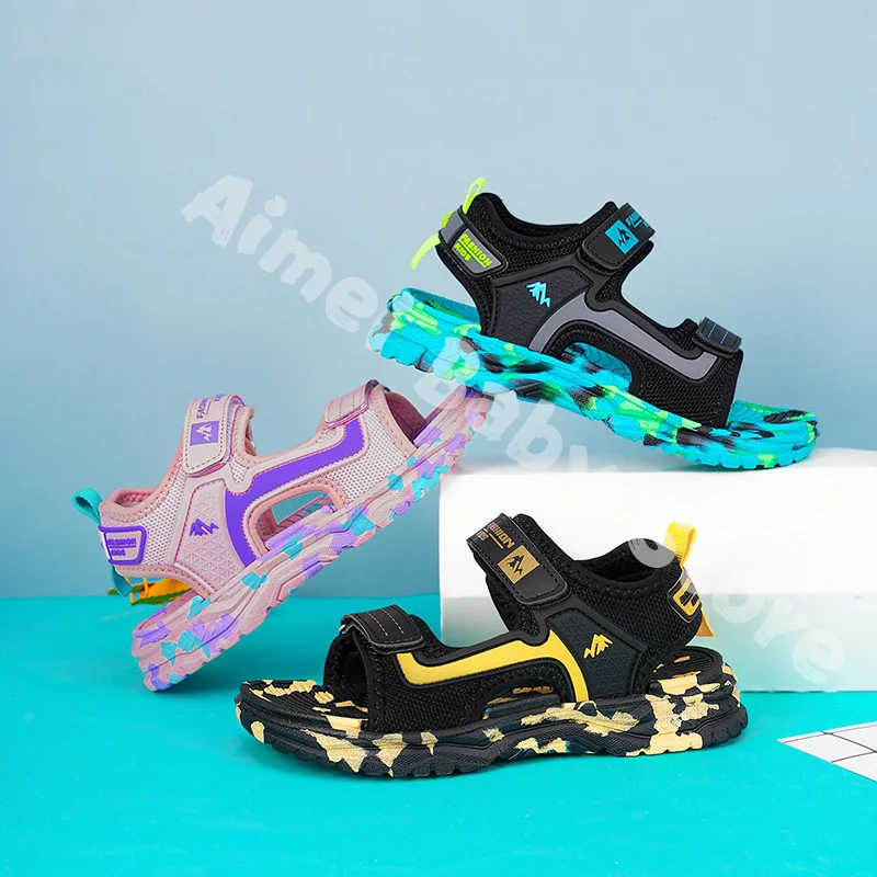 Boys Sandals Summer Kids Shoes Toddler Cutout Sandaliar Infant Casual Beach Children Outdoor Fashion New Black Pink Shoes
Boys Sandals Summer Kids Shoes Toddler Cutout Sandaliar Infant Casual Beach Children Outdoor Fashion New Black Pink Shoes