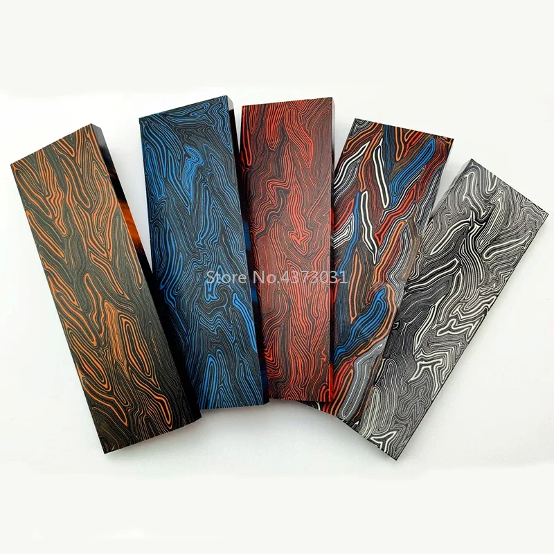2Pcs G10 Knife handle Material Diy Tool Handle Composite Material Damascus Pattern G-10 Tool Holder Patch Material 130x43x8mm
2Pcs G10 Knife handle Material Diy Tool Handle Composite Material Damascus Pattern G-10 Tool Holder Patch Material 130x43x8mm