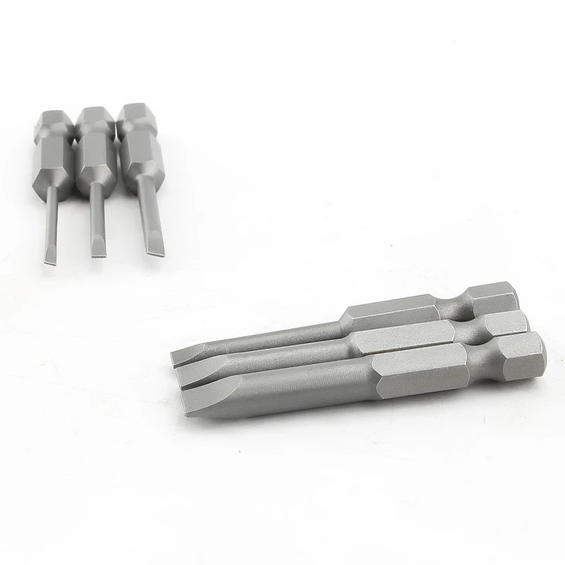 50mm 2.0-6.0mm Magnetic Flat Head Slotted Tip Screwdrivers Bits Set S2 Alloy 1/4" Driver Bits Hand Tools Screwdriver Drill Bit
50mm 2.0-6.0mm Magnetic Flat Head Slotted Tip Screwdrivers Bits Set S2 Alloy 1/4" Driver Bits Hand Tools Screwdriver Drill Bit