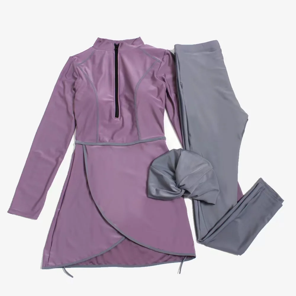 Women Muslim Burkini Swimsuit Modest Swimwear Islamic Long Sleeve Full Cover Hijab Flower Dress Top Cap Swim Pants Bathing Suit
Women Muslim Burkini Swimsuit Modest Swimwear Islamic Long Sleeve Full Cover Hijab Flower Dress Top Cap Swim Pants Bathing Suit