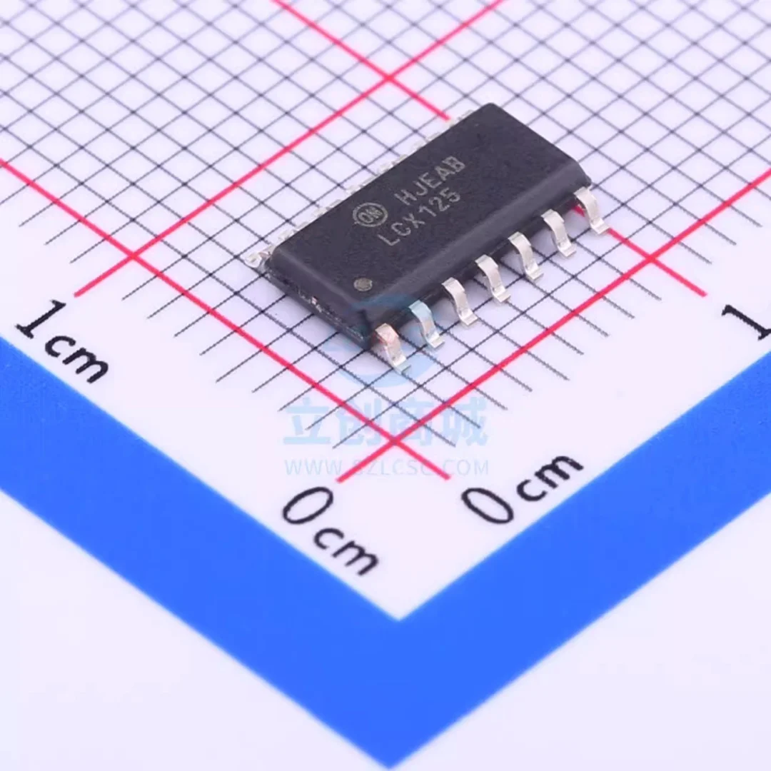 

74LCX125MX Bus Driver, LVC/LCX/Z Series, 4-Func, 1-Bit, True Output, CMOS, PDSO14, 0.150 INCH, LEAD FREE, MS-012, SOIC-14