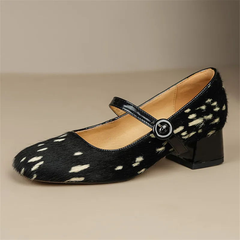New Spring/summer Mary Jane Shoes Horsehair Woman Shoe French Square Toe Thick Heel Shoes Women Buckle Strap Commute Women Pumps
New Spring/summer Mary Jane Shoes Horsehair Woman Shoe French Square Toe Thick Heel Shoes Women Buckle Strap Commute Women Pumps