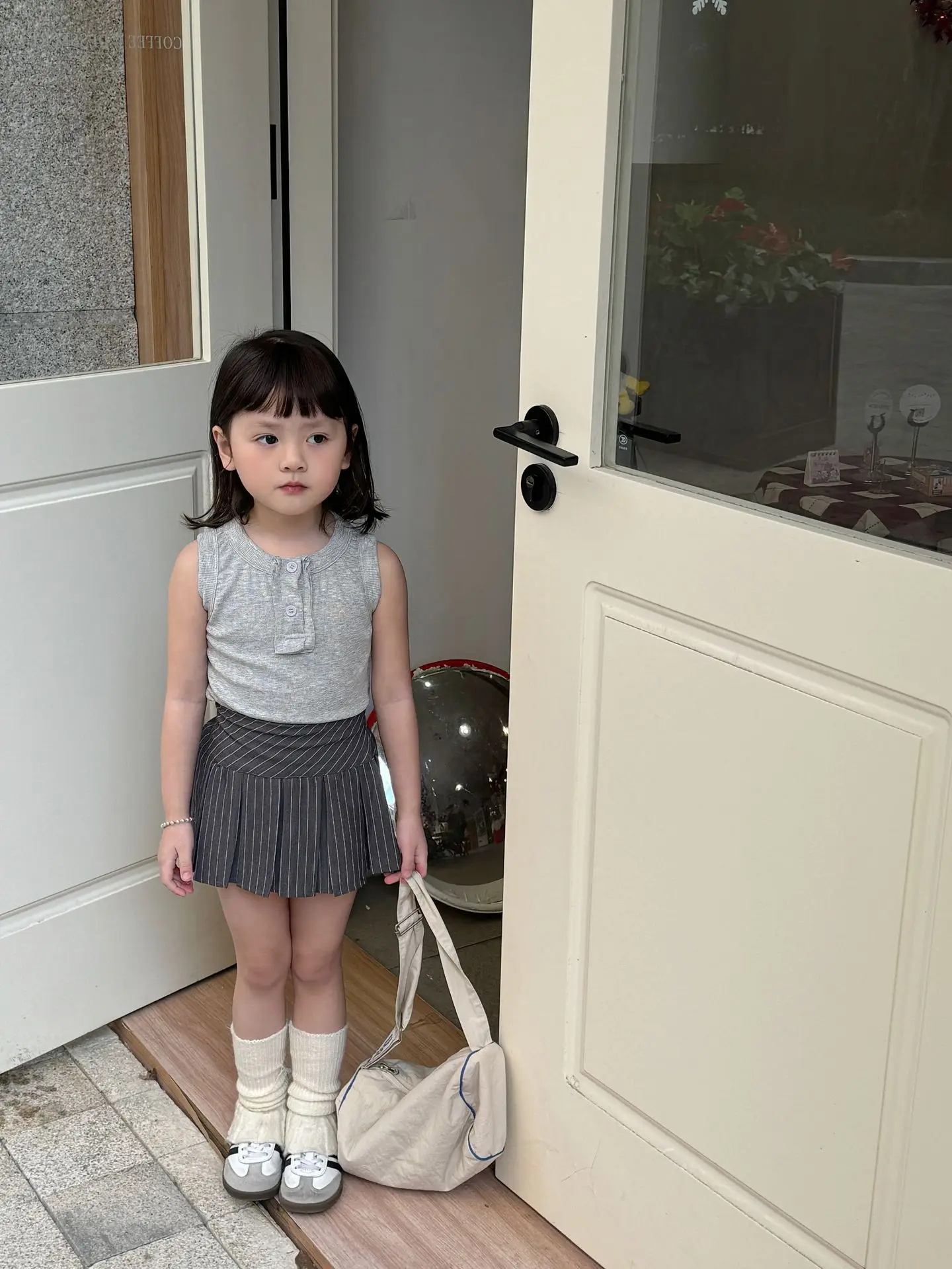2025 Summer New Children Sleeveless T Shirts Girls Solid Casual Vest Thin Cotton Baby Girl Striped Sling Tops Kids Clothes 20 S17dda55876a94dd194b98dbc9b88d262K