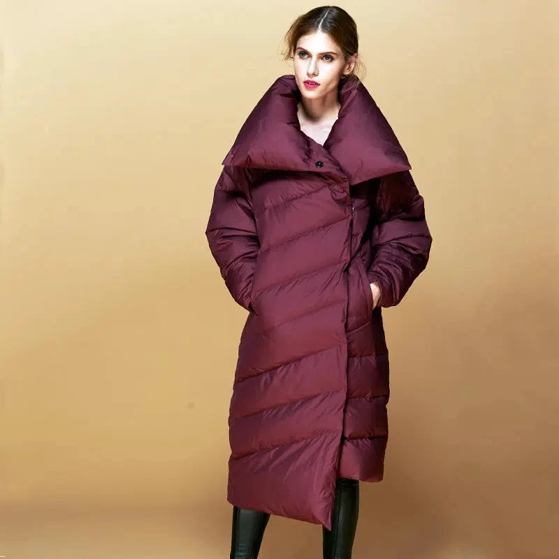 White Duck Down 90% Coat Women 2022 Autumn Winter New Korean Temperament Slim Down Jacket Female Large size Long Thick Parkas
White Duck Down 90% Coat Women 2022 Autumn Winter New Korean Temperament Slim Down Jacket Female Large size Long Thick Parkas